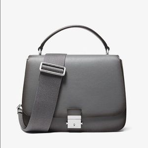 Michael Kors Collection Mia Burnished Satchel